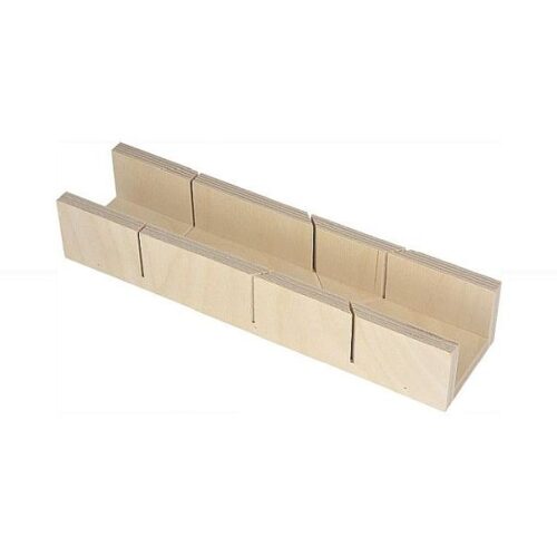 Gehrungsschneidlade aus Holz